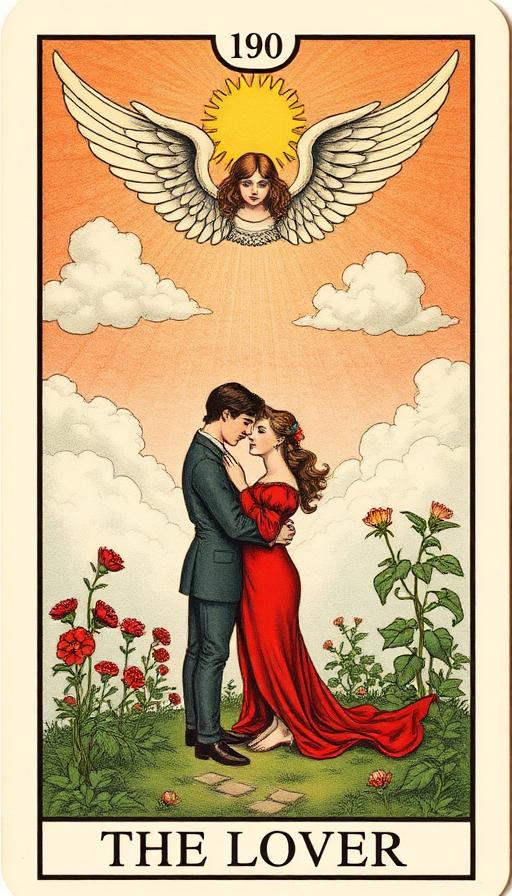 Carta de tarot — Os Amantes